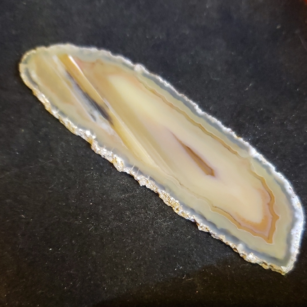 Agate Slice with Natural Patterns